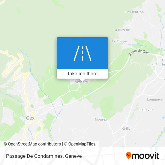 Passage De Condamines map