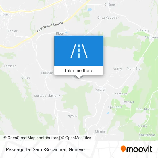 Passage De Saint-Sébastien map