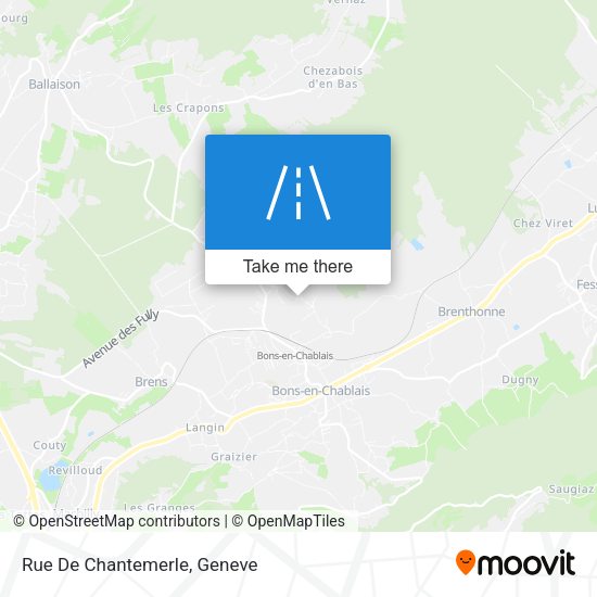 Rue De Chantemerle map