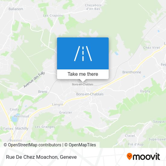 Rue De Chez Moachon map