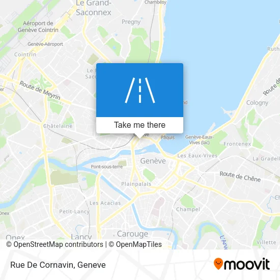 Rue De Cornavin map