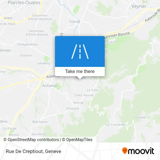 Rue De Creptiout map