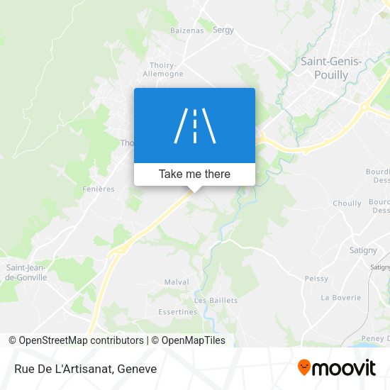 Rue De L'Artisanat map