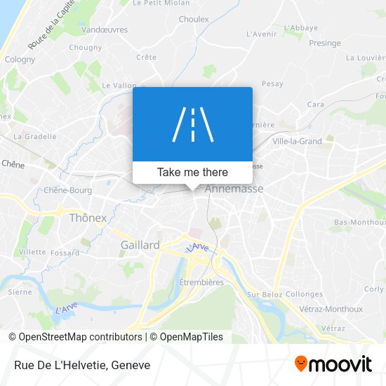 Rue De L'Helvetie map