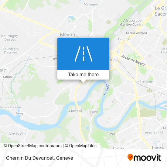 Chemin Du Devancet map