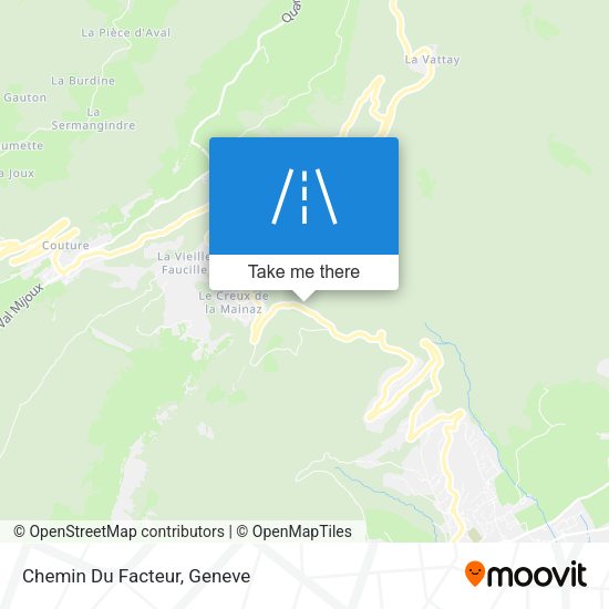 Chemin Du Facteur map