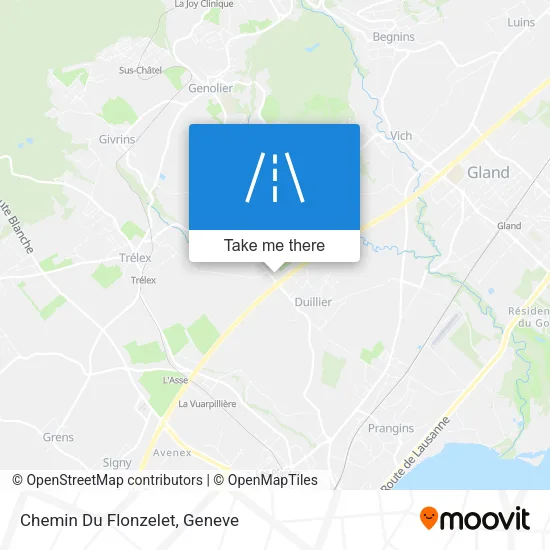 Chemin Du Flonzelet map