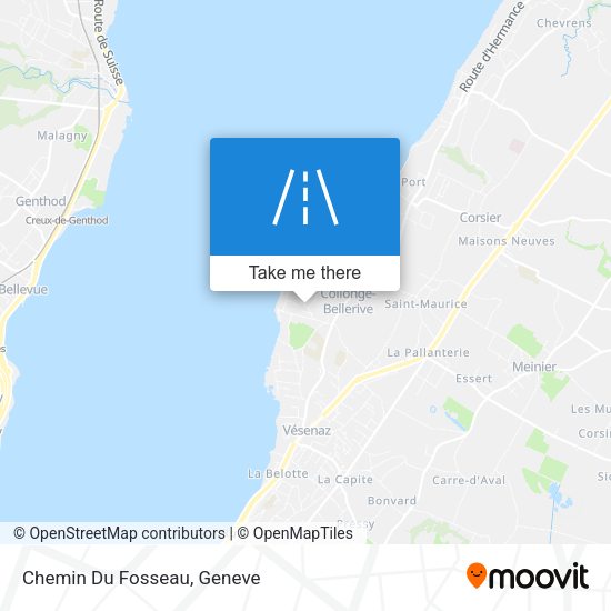 Chemin Du Fosseau map