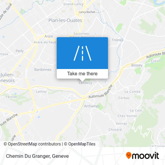 Chemin Du Granger map
