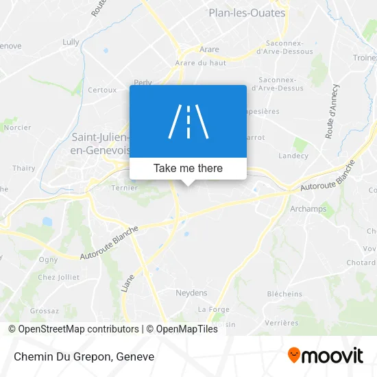 Chemin Du Grepon map