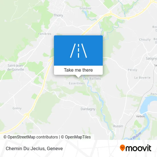 Chemin Du Jeclus map