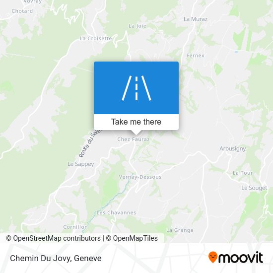 Chemin Du Jovy map