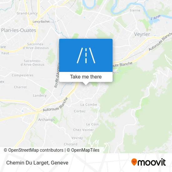Chemin Du Larget map
