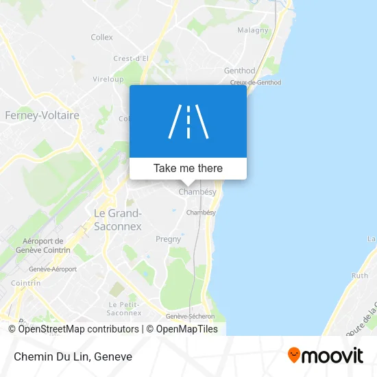 Chemin Du Lin map