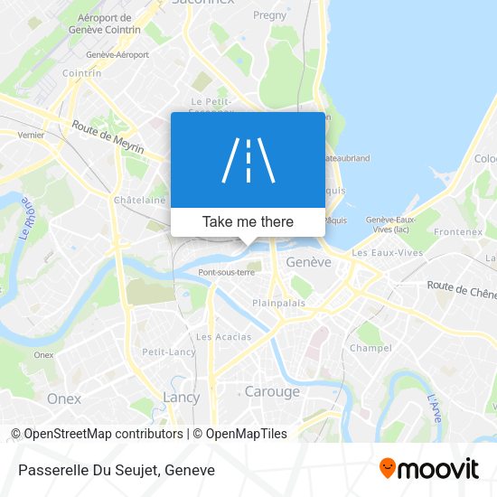 Passerelle Du Seujet map