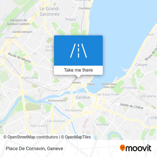 Place De Cornavin map