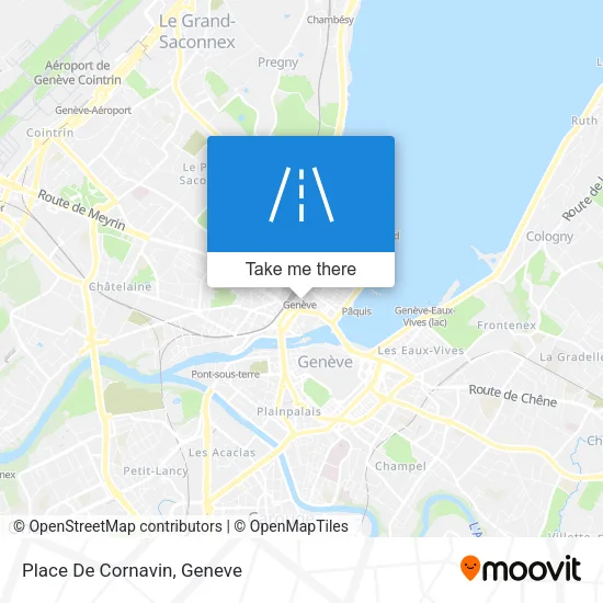 Place De Cornavin map