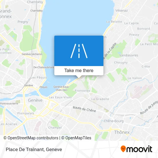 Place De Traînant map