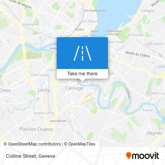 Rue De La Colline map