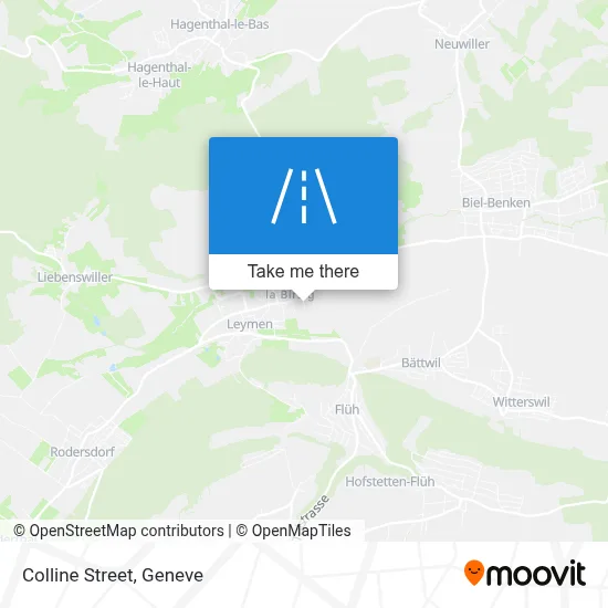 Rue De La Colline map