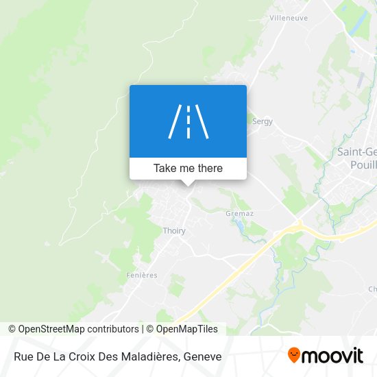 Rue De La Croix Des Maladières map