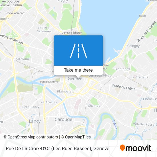 Rue De La Croix-D'Or (Les Rues Basses) map