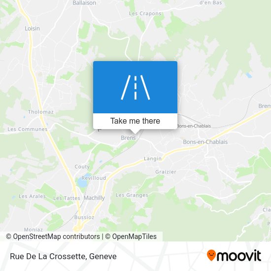 Rue De La Crossette map