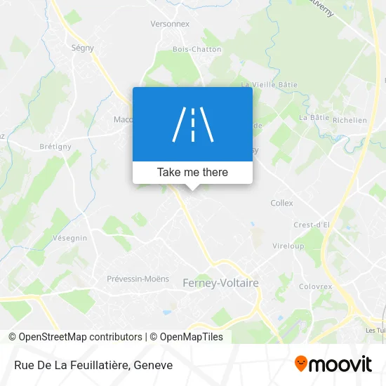 Rue De La Feuillatière map