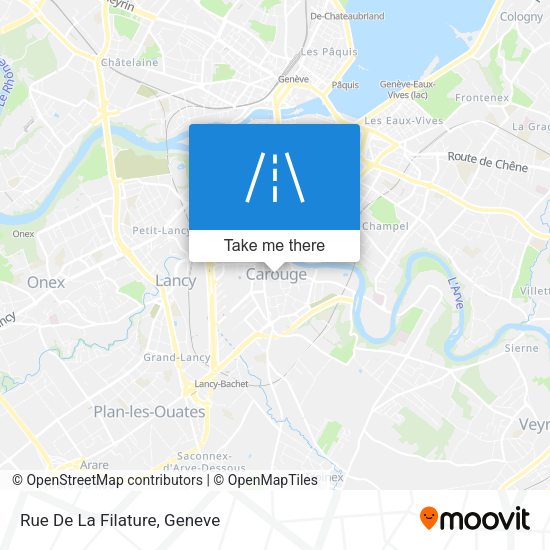 Rue De La Filature map