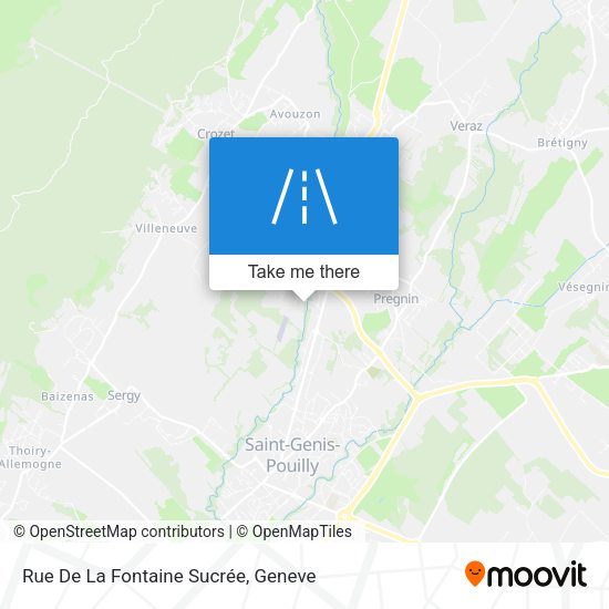 Rue De La Fontaine Sucrée map