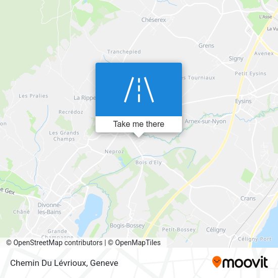 Chemin Du Lévrioux map