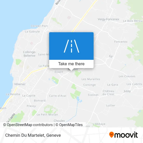 Chemin Du Martelet map