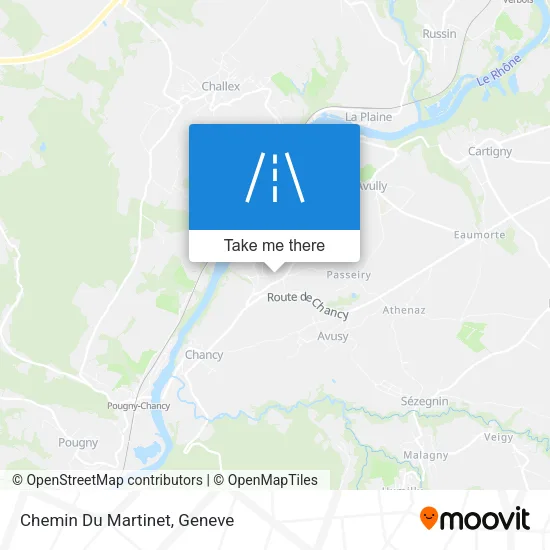 Chemin Du Martinet map