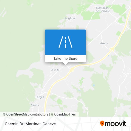 Chemin Du Martinet map