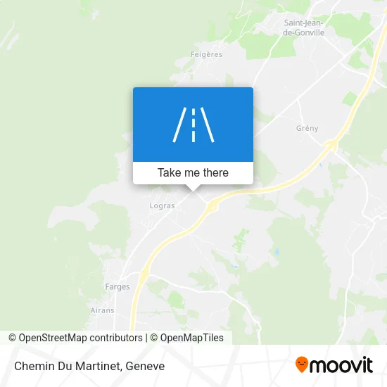 Chemin Du Martinet map