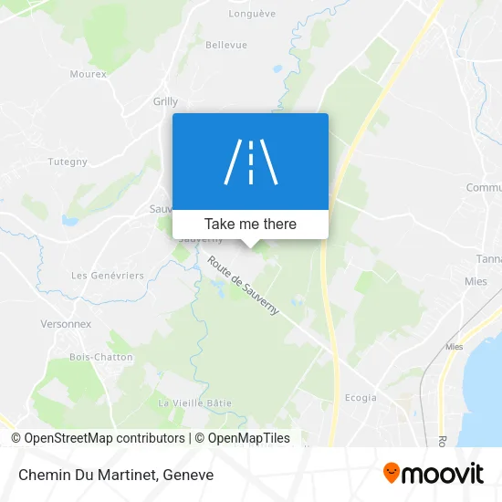 Chemin Du Martinet map