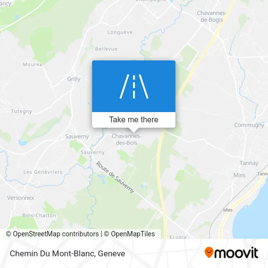 Chemin Du Mont-Blanc map