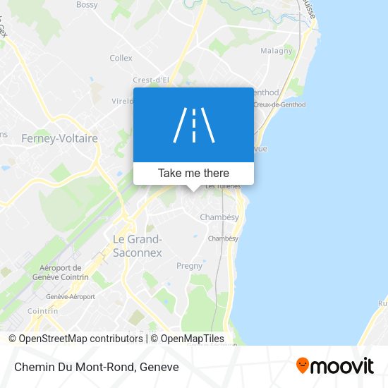 Chemin Du Mont-Rond map