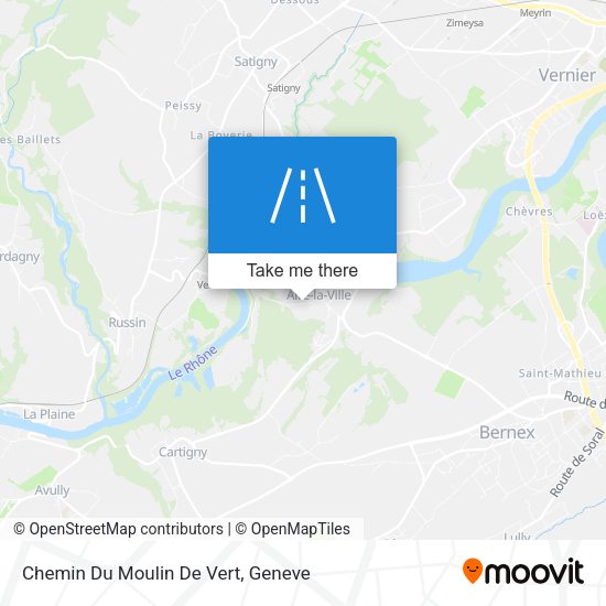 Chemin Du Moulin De Vert map