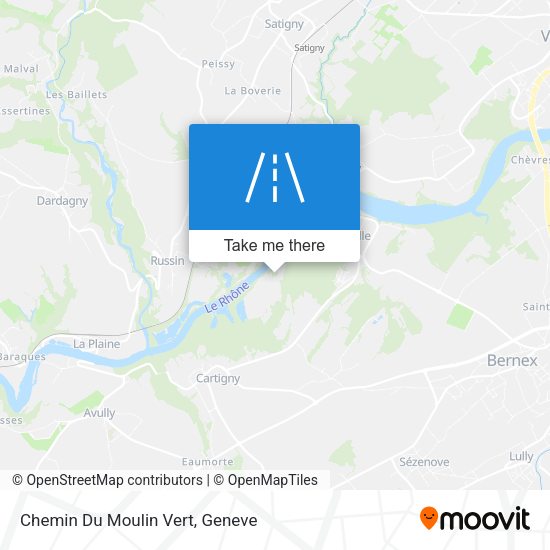 Chemin Du Moulin Vert map
