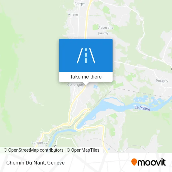 Chemin Du Nant map