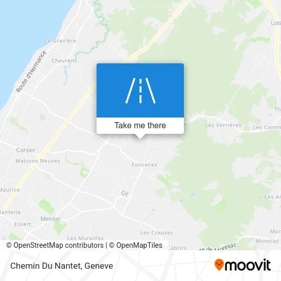 Chemin Du Nantet map