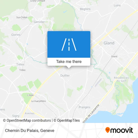 Chemin Du Palais map