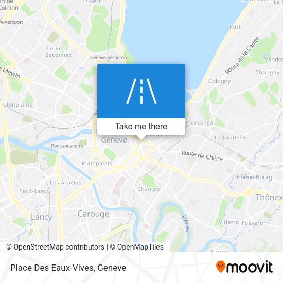 Place Des Eaux-Vives map