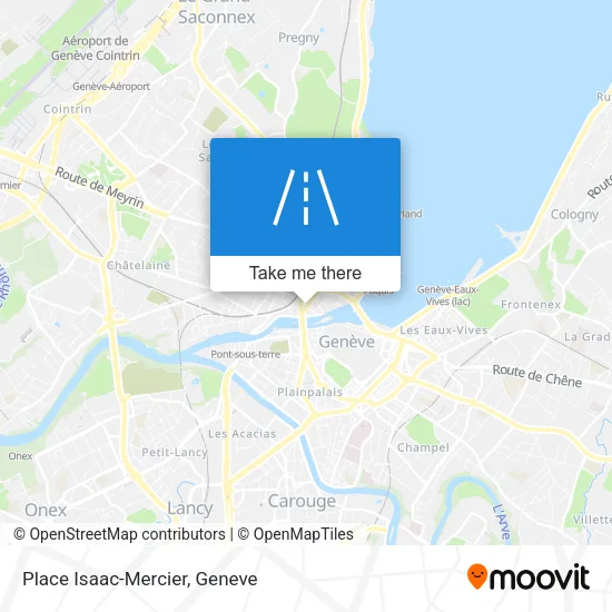 Place Isaac-Mercier map