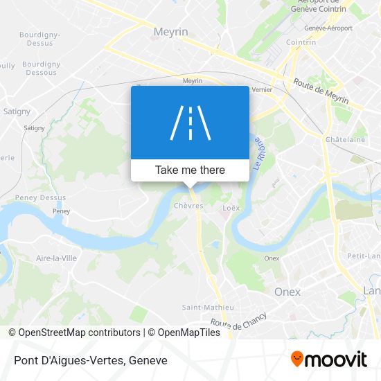 Pont D'Aigues-Vertes map