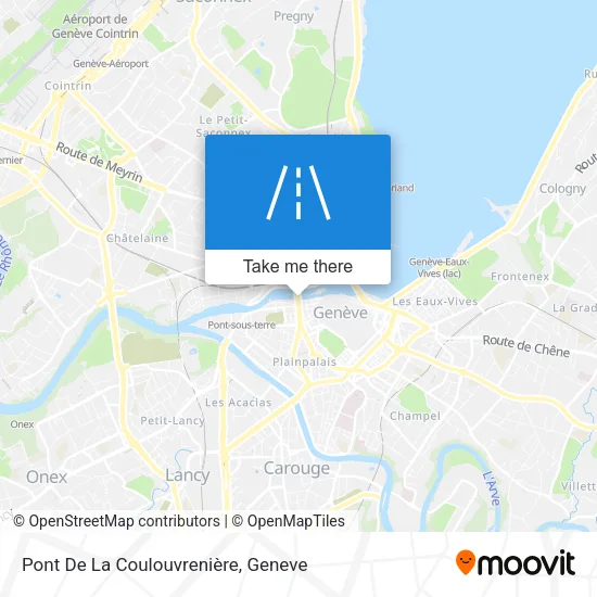 Pont De La Coulouvrenière map