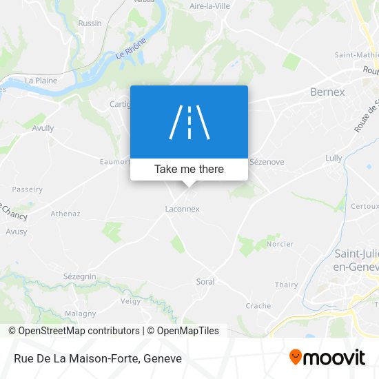 Rue De La Maison-Forte map
