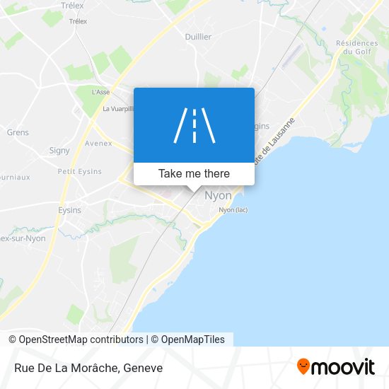Rue De La Morâche map