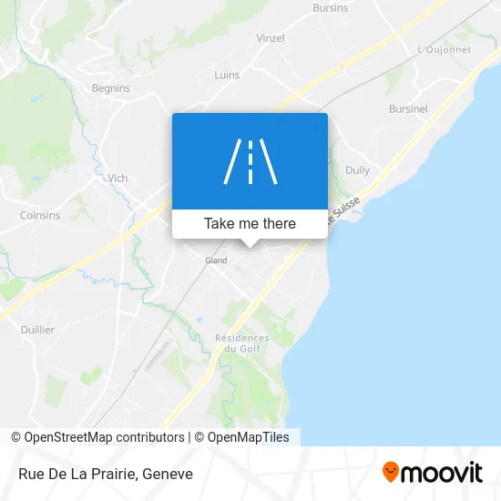 Rue De La Prairie map